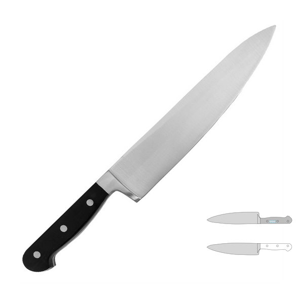 Sabatier Kitchen Knife w/ Stainless Steel Handle